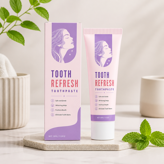 Refreshing Whitening Toothpaste – For A Brighter Smile & Fresh Breath