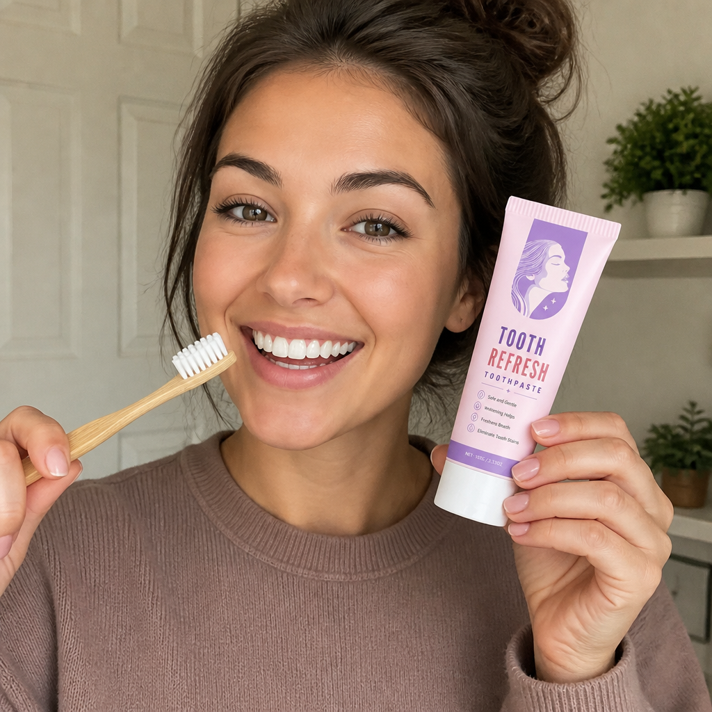 Refreshing Whitening Toothpaste – For A Brighter Smile & Fresh Breath