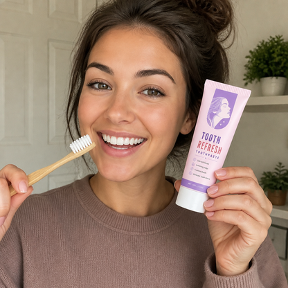 Refreshing Whitening Toothpaste – For A Brighter Smile & Fresh Breath