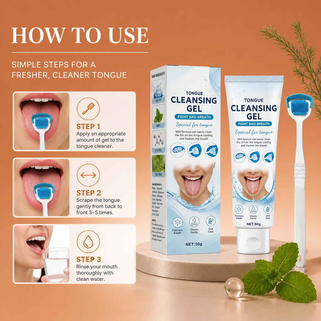 Tongue Cleaning Gel – Fresh Breath Support For Daily Oral Care