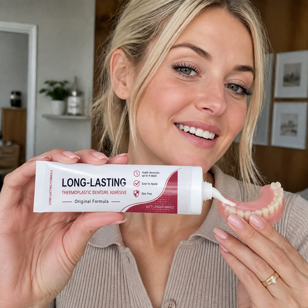 Denture Adhesive Cream – Comfortable Hold For Secure Daily Wear