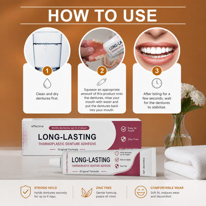 Denture Adhesive Cream – Comfortable Hold For Secure Daily Wear