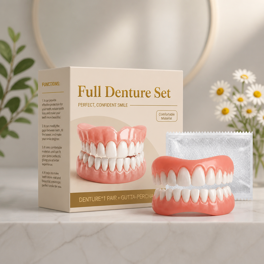 Natural Denture Set – Comfortable Fit For A Confident Smile
