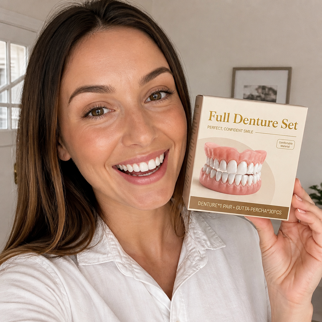Natural Denture Set – Comfortable Fit For A Confident Smile