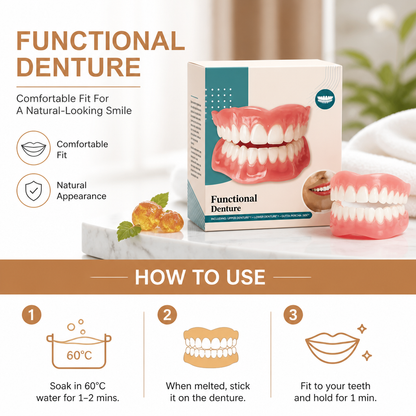 Functional Dentures – Comfortable Fit For A Natural-Looking Smile