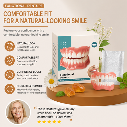 Functional Dentures – Comfortable Fit For A Natural-Looking Smile
