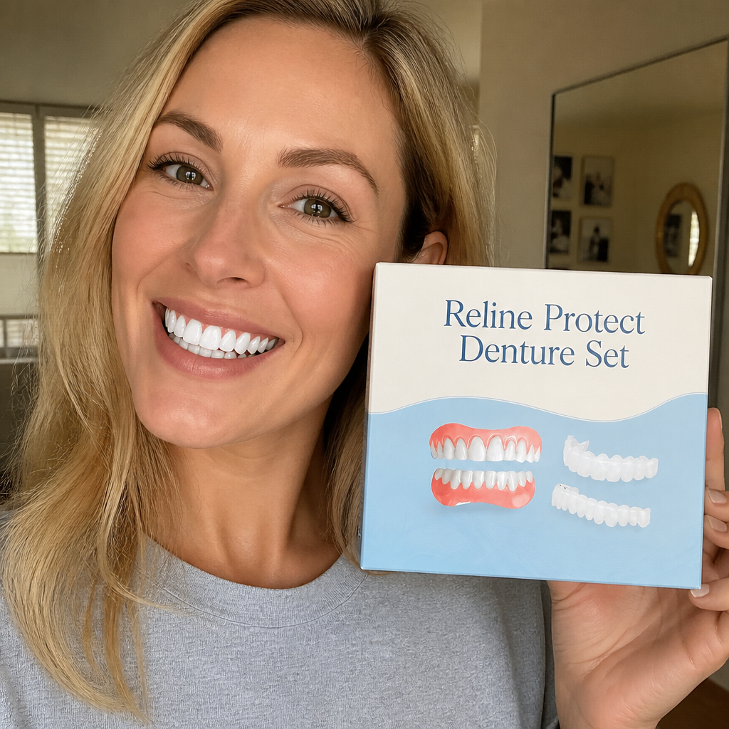 Custom Fit Temporary Denture Set – Natural-Looking Smile Enhancement Solution