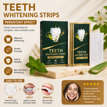 Teeth Whitening Strips – Gentle Brightening For A Fresh Smile