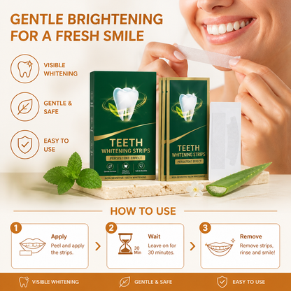 Teeth Whitening Strips – Gentle Brightening For A Fresh Smile