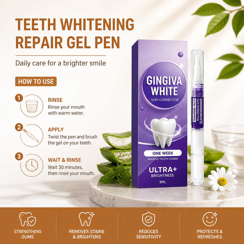 Teeth Whitening Repair Gel Pen – Daily Care For A Brighter Smile