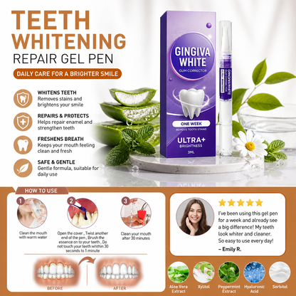Teeth Whitening Repair Gel Pen – Daily Care For A Brighter Smile