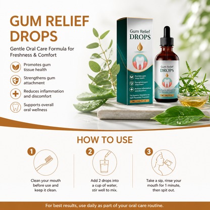 Gum Care Drops – Gentle Oral Care Formula for Freshness & Comfort
