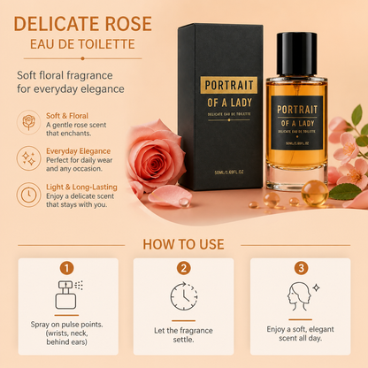Delicate Rose Eau De Toilette – Soft Floral Fragrance For Everyday Elegance