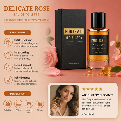 Delicate Rose Eau De Toilette – Soft Floral Fragrance For Everyday Elegance