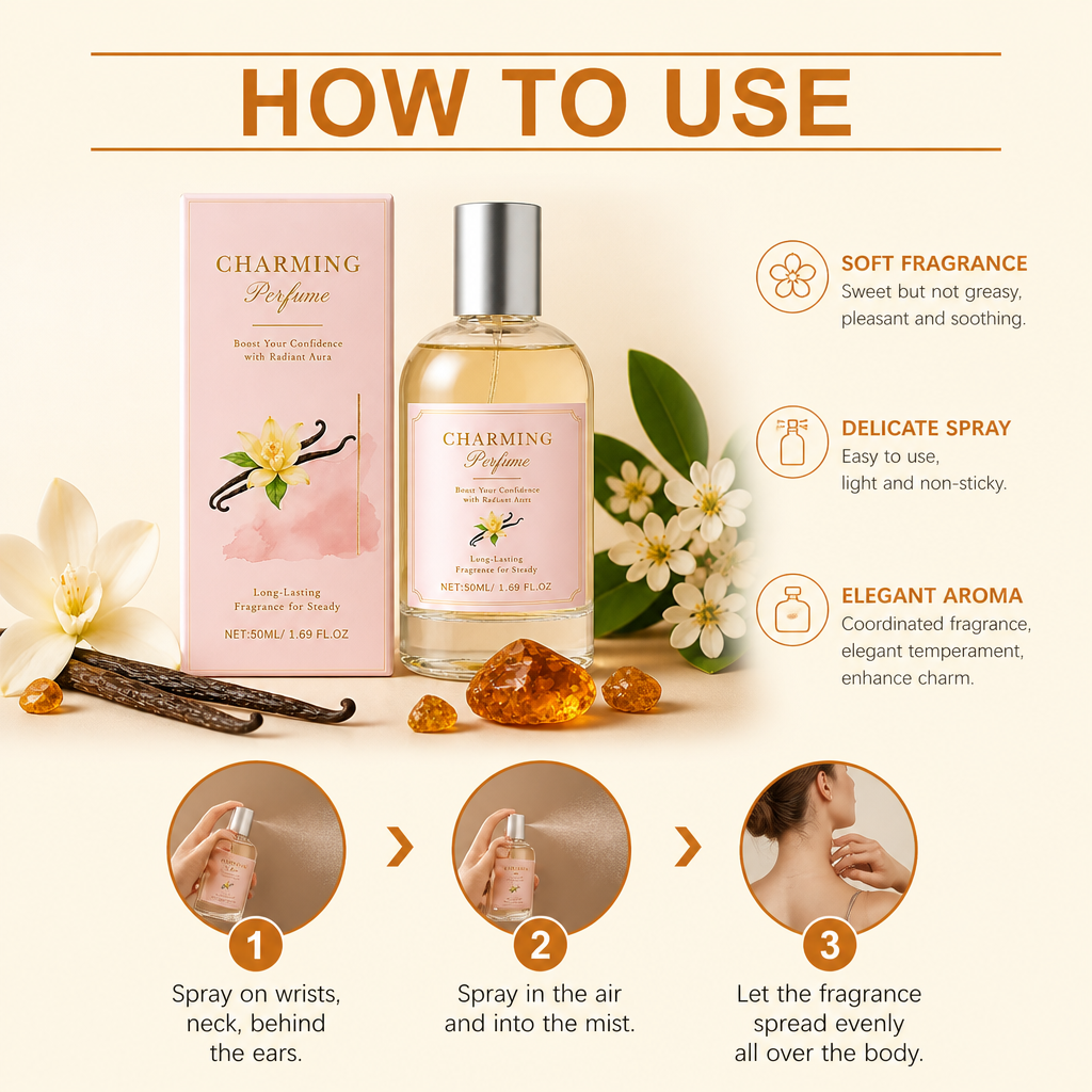 Elegant Vanilla Amber Perfume – Warm Fragrance For Everyday Sophistication