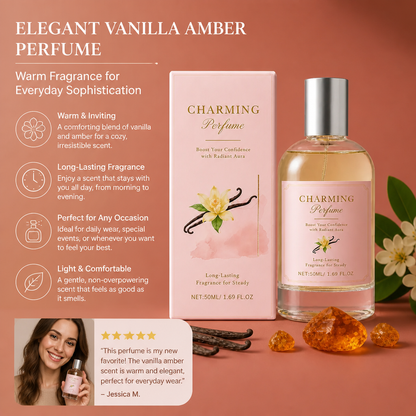 Elegant Vanilla Amber Perfume – Warm Fragrance For Everyday Sophistication