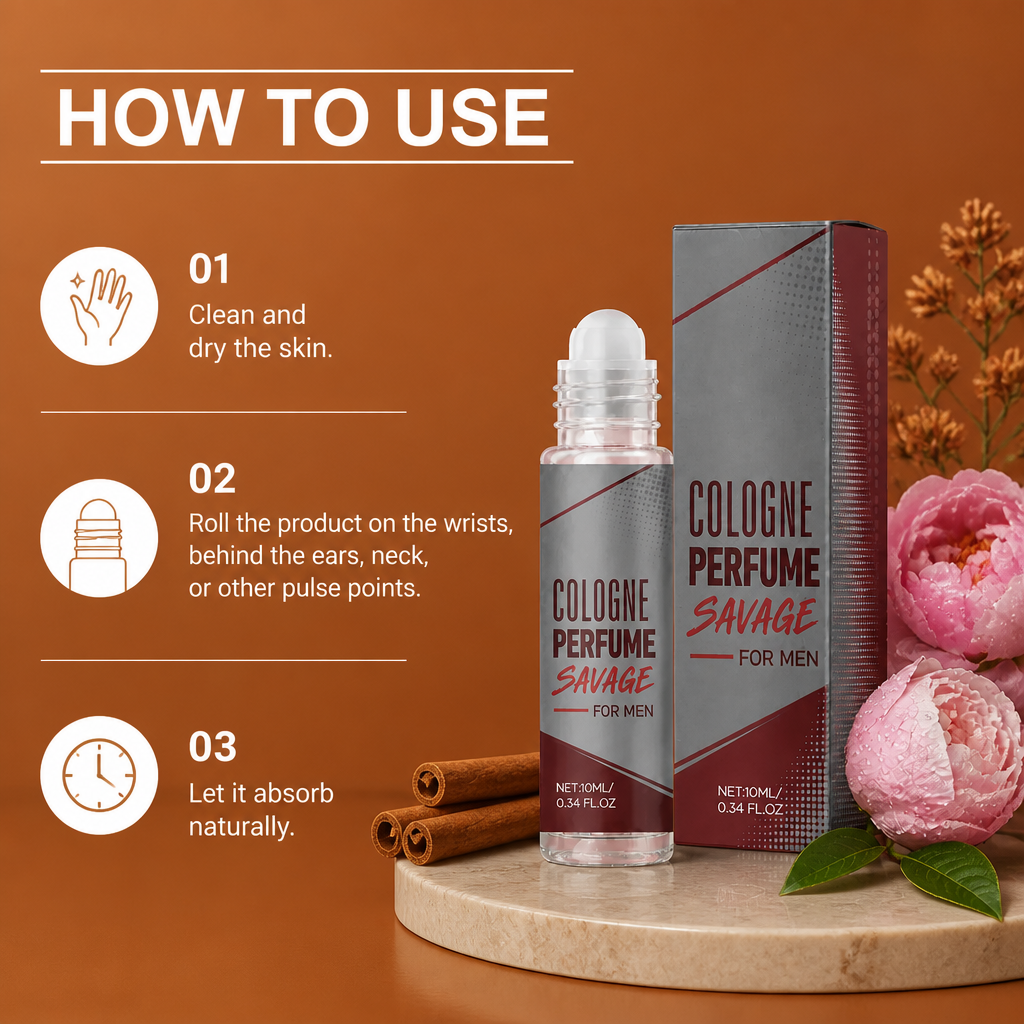 Roll-On Cologne Perfume – Fresh Scent For Everyday Confidence