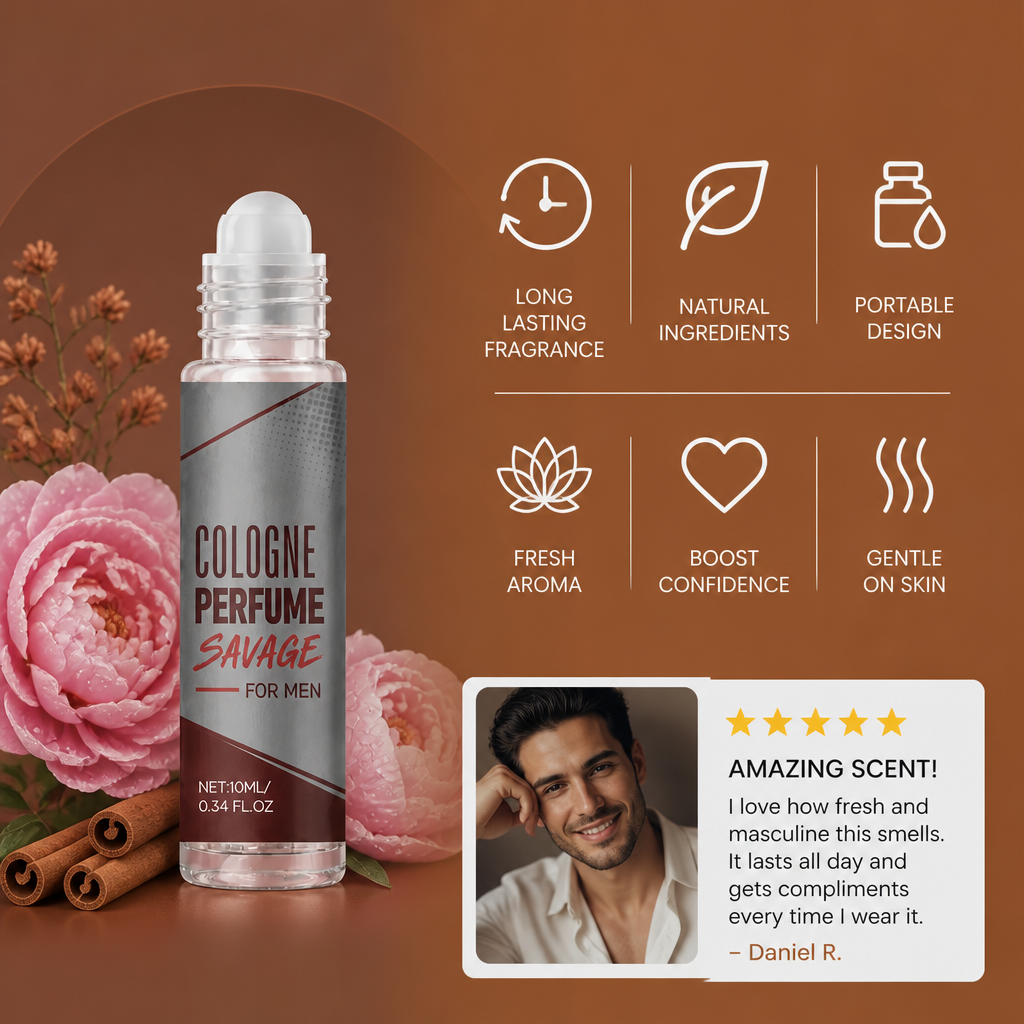 Roll-On Cologne Perfume – Fresh Scent For Everyday Confidence