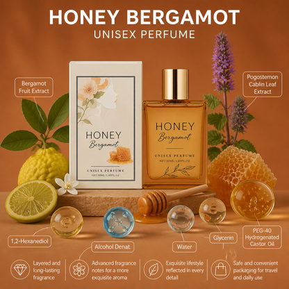 Honey Bergamot Unisex Perfume – Warm Citrus Scent With Elegant Freshness