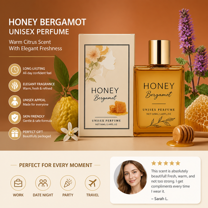 Honey Bergamot Unisex Perfume – Warm Citrus Scent With Elegant Freshness
