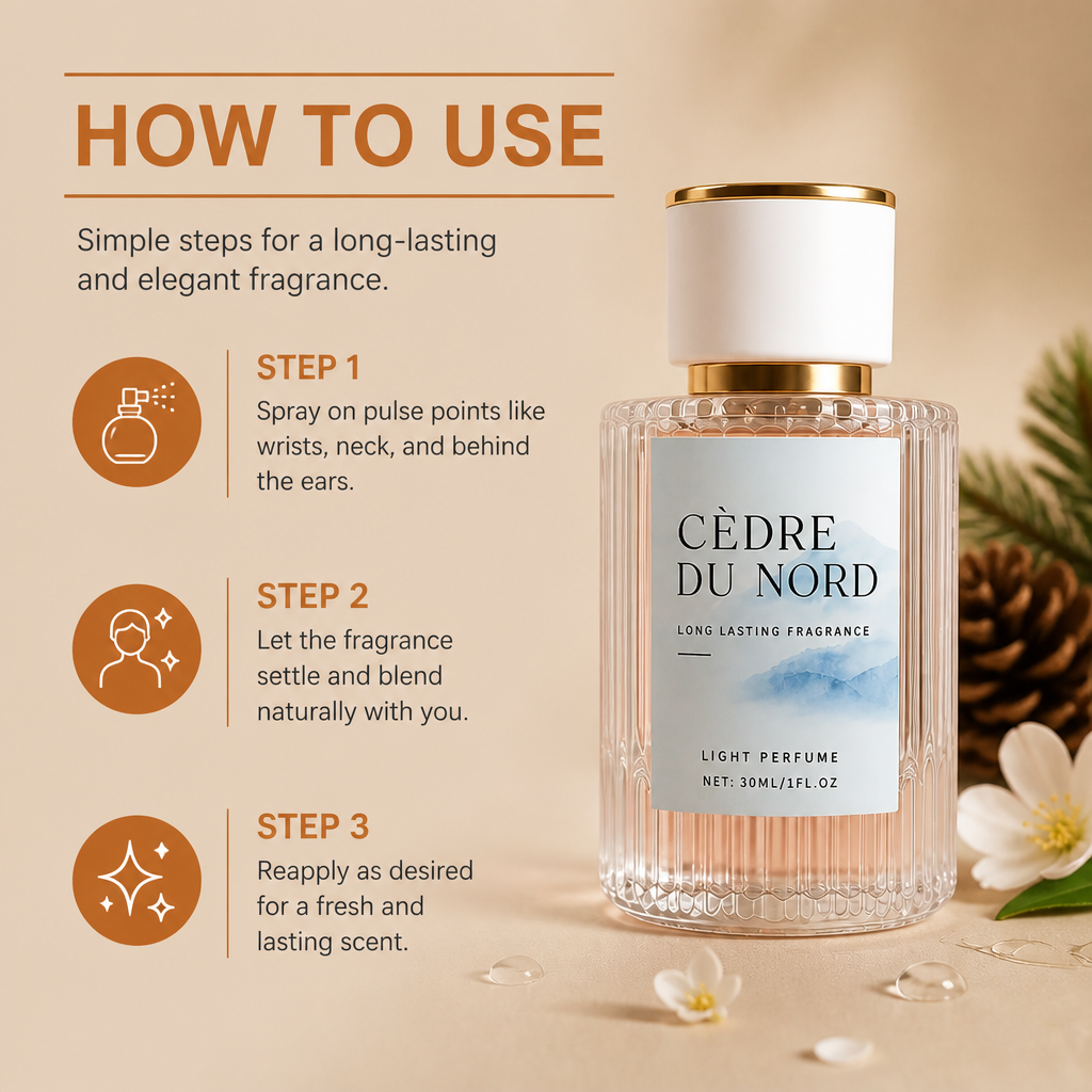 Cedrol Perfume Mist – Long-Lasting Fresh Scent With Elegant Aroma
