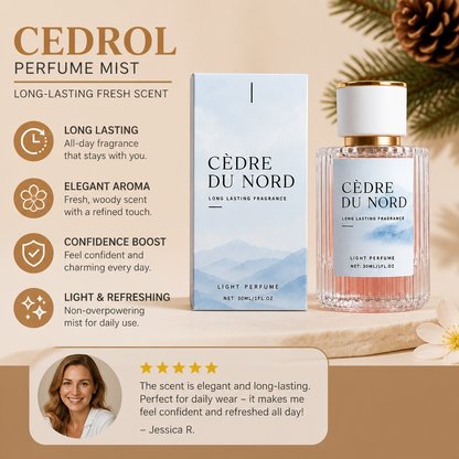 Cedrol Perfume Mist – Long-Lasting Fresh Scent With Elegant Aroma