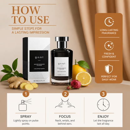 Citrus Ginger Fragrance Cologne – Fresh Long-Lasting Scent For Everyday Wear