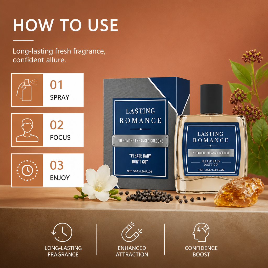 Pheromone-Enhanced Cologne – Long-Lasting Fresh Fragrance