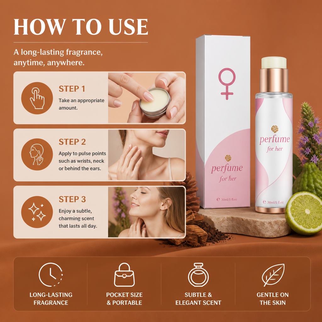 Woody Musk Solid Perfume Balm – Long-Lasting Pocket Fragrance
