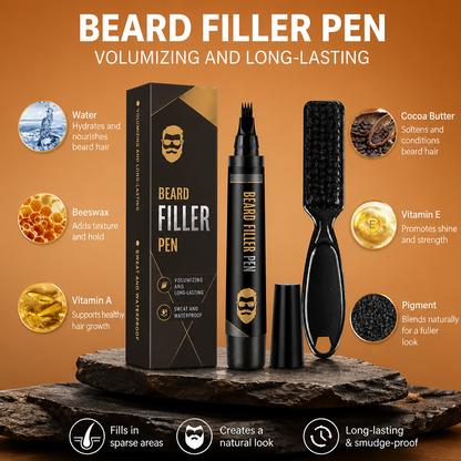 Precision Beard Filler Pen – Natural-Looking Coverage For Fuller Beard Styles