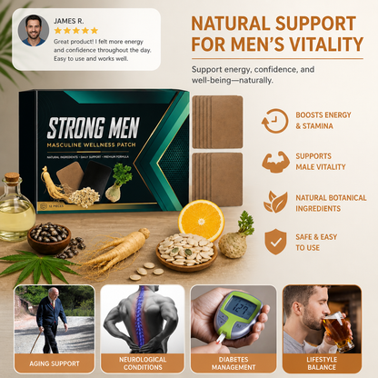 Men's Wellness Patch – Botanical Support For Daily Vitality