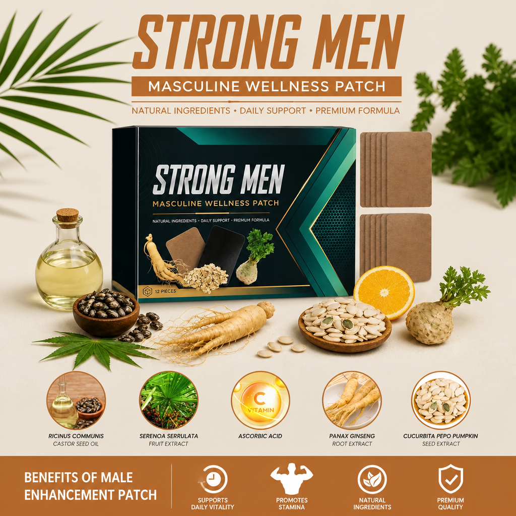 Men's Wellness Patch – Botanical Support For Daily Vitality