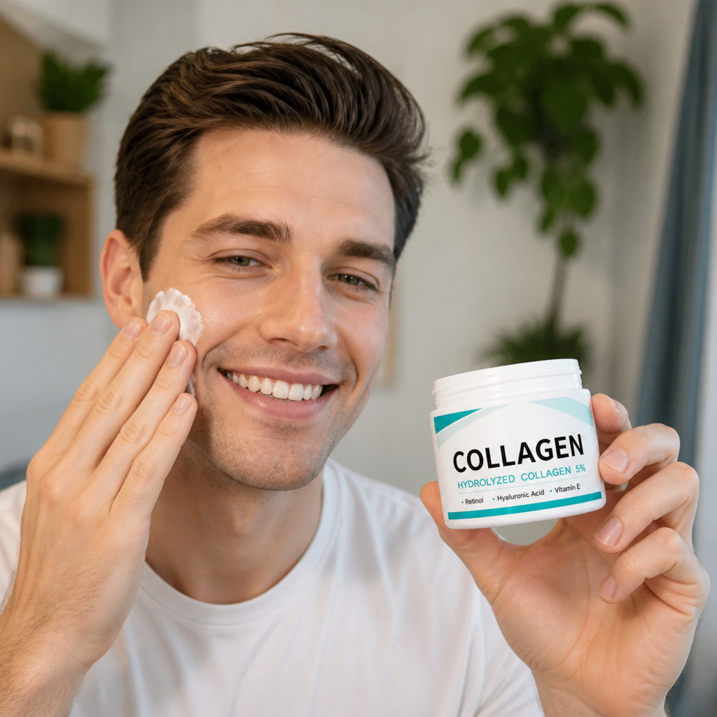 Hydrolyzed Collagen Cream – Helps Improve Skin Firmness & Hydration