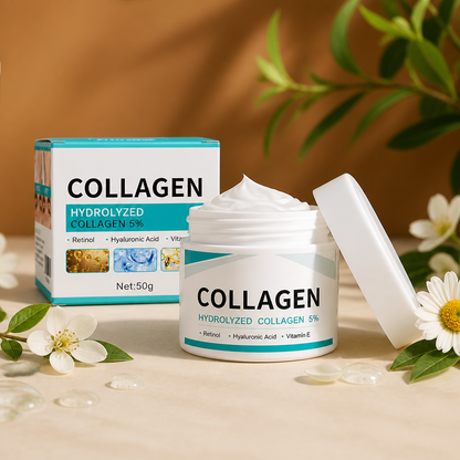 Hydrolyzed Collagen Cream – Helps Improve Skin Firmness & Hydration