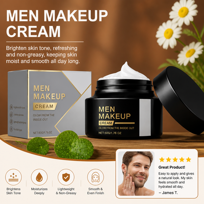 Men's Tinted Moisturizing Face Cream – Natural Looking Skin Finish