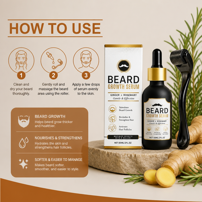 Beard Care Serum – Nourishing Formula For Fuller-Looking Facial Hair