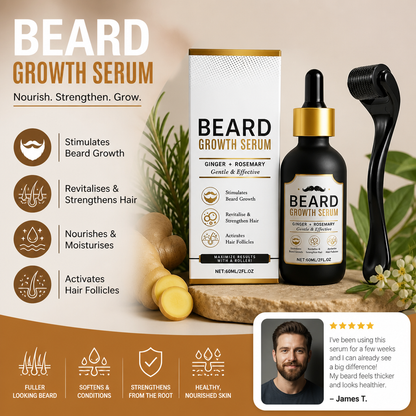 Beard Care Serum – Nourishing Formula For Fuller-Looking Facial Hair