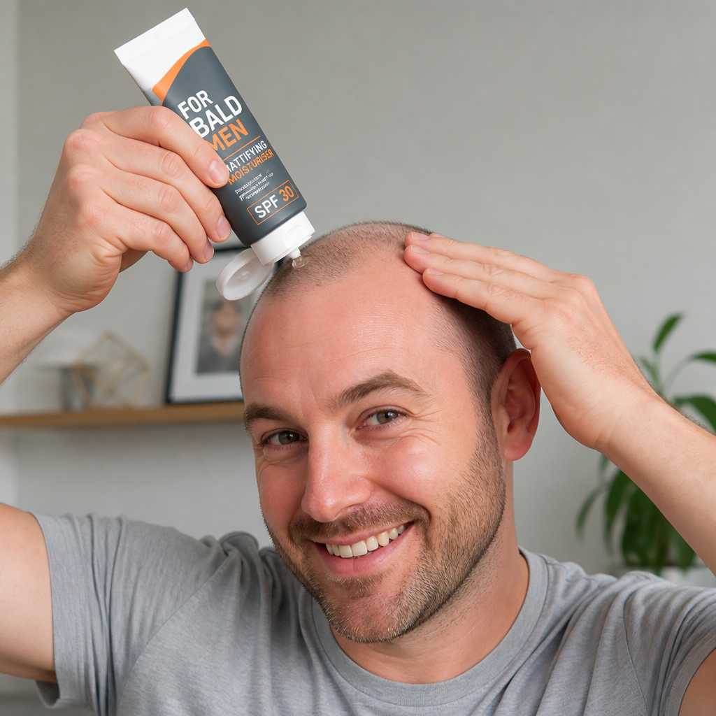 Men's Daily UV Protection Scalp Cream – Lightweight Moisturizing Formula