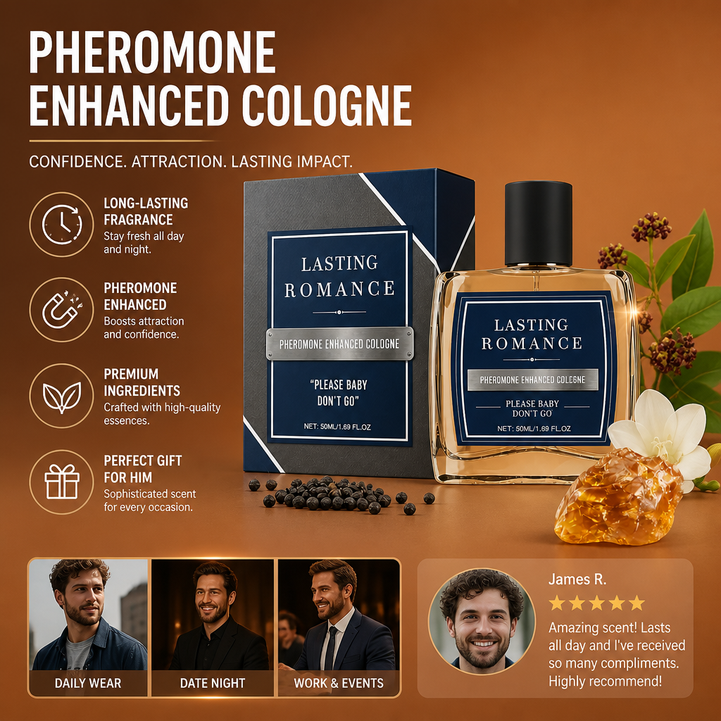 Pheromone-Enhanced Cologne – Long-Lasting Fresh Fragrance
