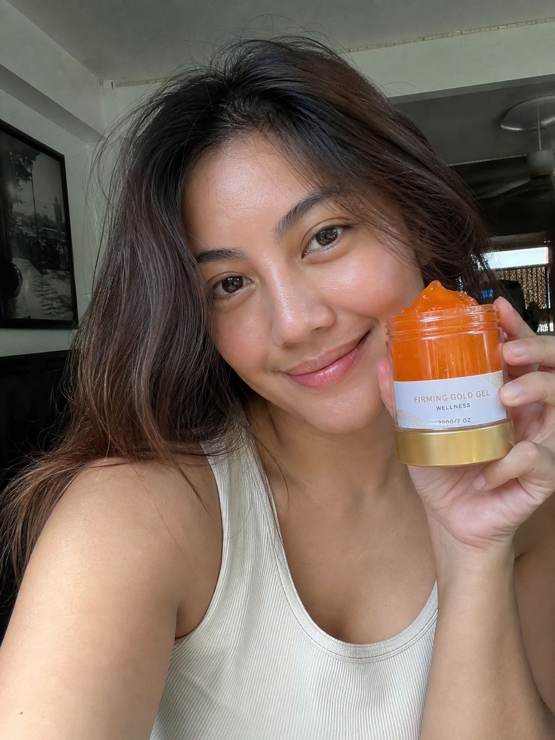 Australian Beauty customer using the featured product