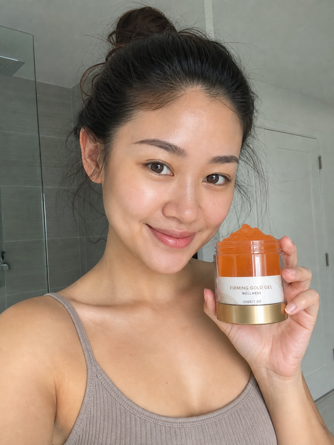 Australian Beauty customer using the featured product