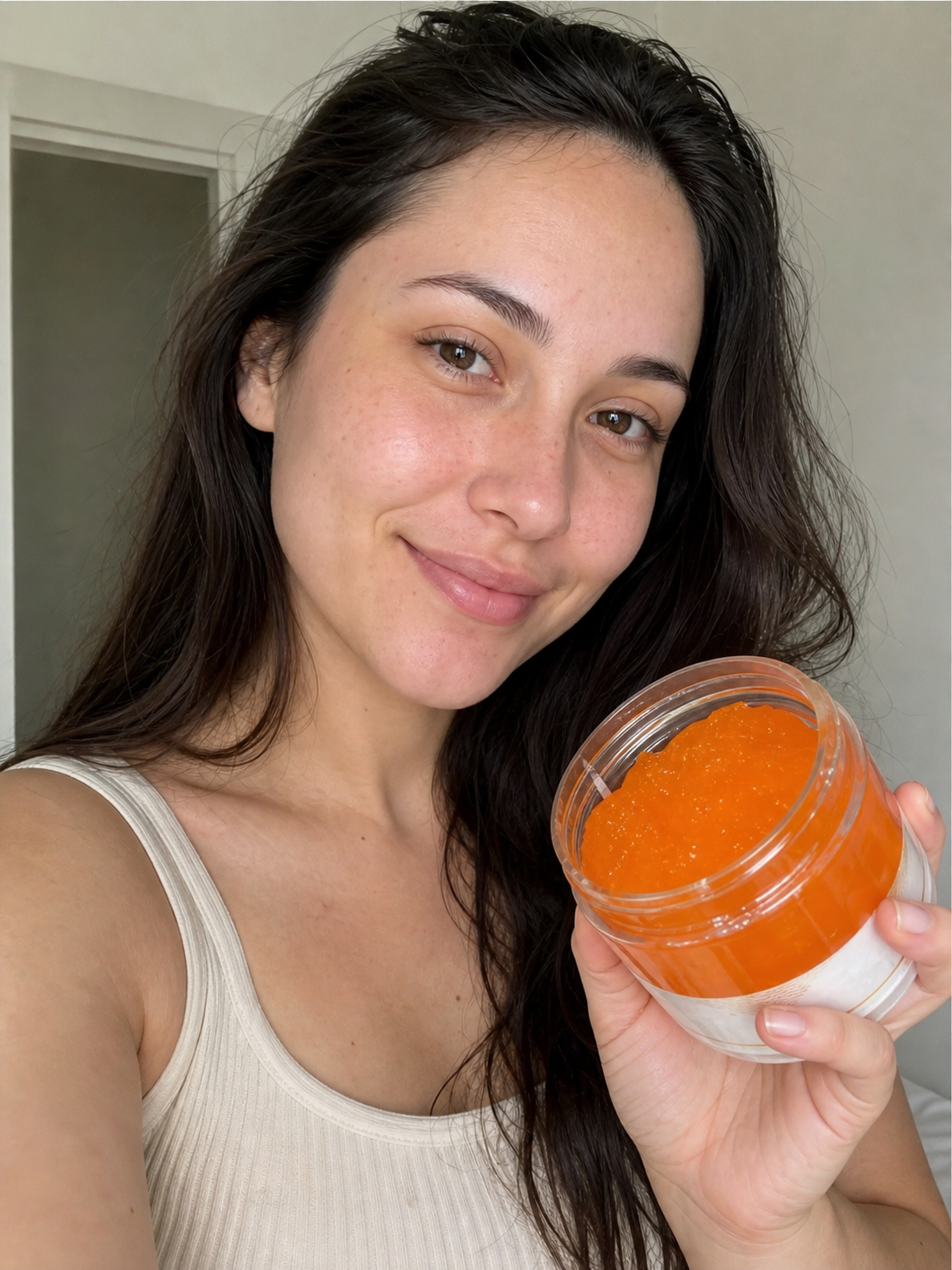 Australian Beauty customer using the featured product