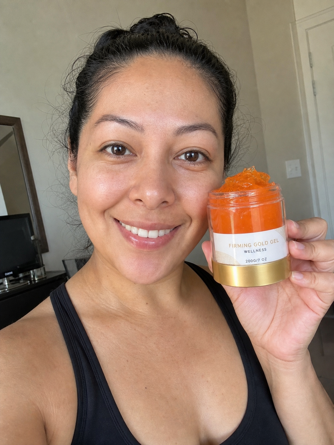 Australian Beauty customer using the featured product