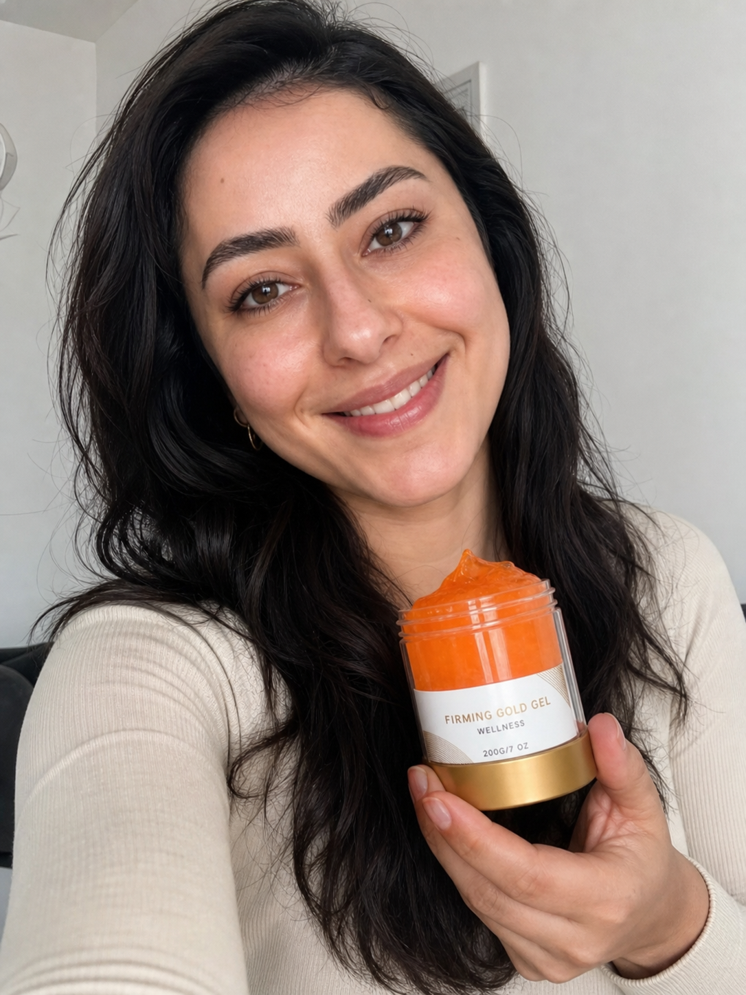 Australian Beauty customer using the featured product
