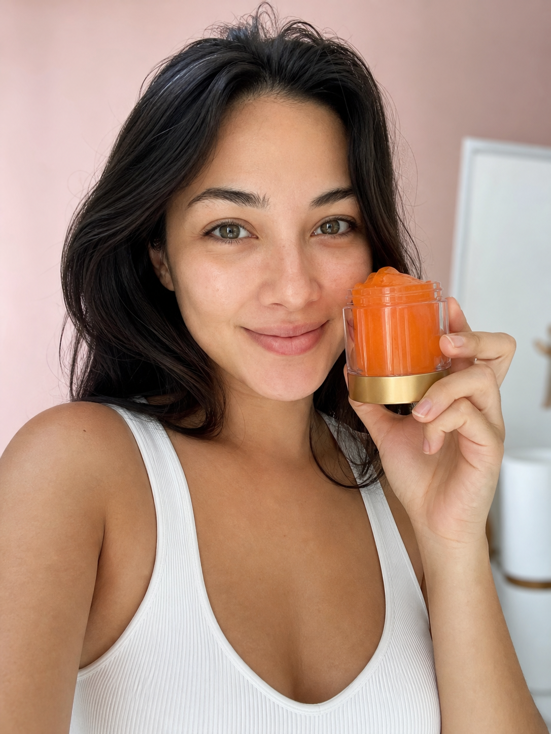 Australian Beauty customer using the featured product