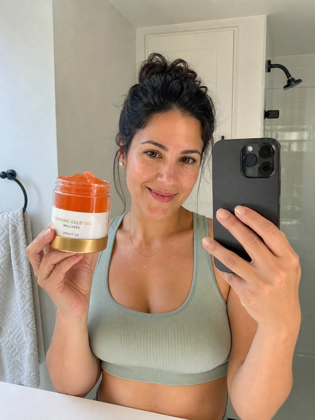 Australian Beauty customer using the featured product