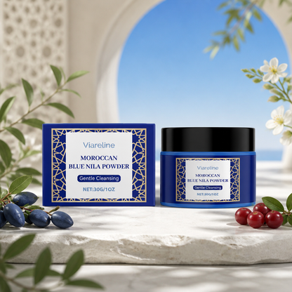 Blue Collagen Clay Mask – Deep Cleansing & Brightening Skincare Treatment