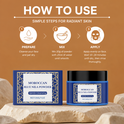 Blue Collagen Clay Mask – Deep Cleansing & Brightening Skincare Treatment