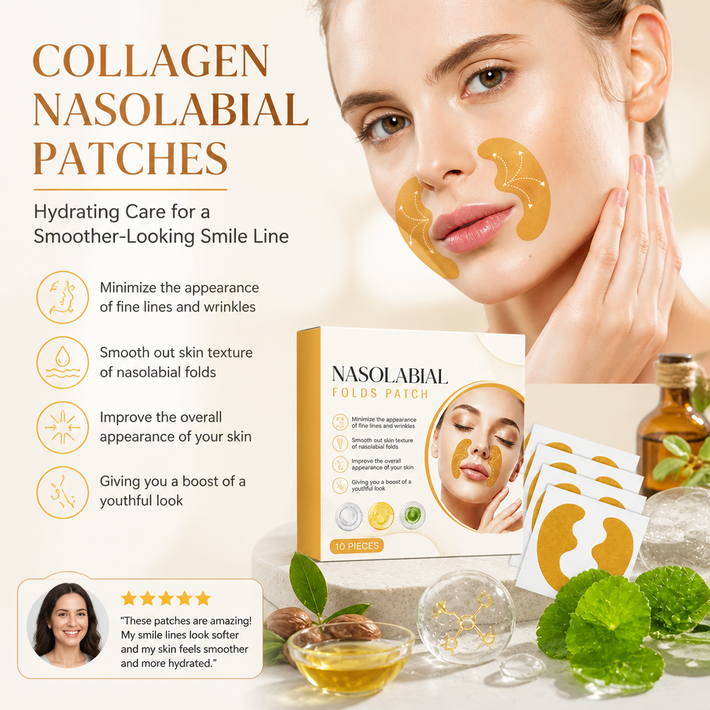 Collagen Nasolabial Patches – Hydrating Care for a Smoother-Looking Smile Line