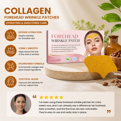 Collagen Forehead Wrinkle Patches – Hydrating Smoothing Care